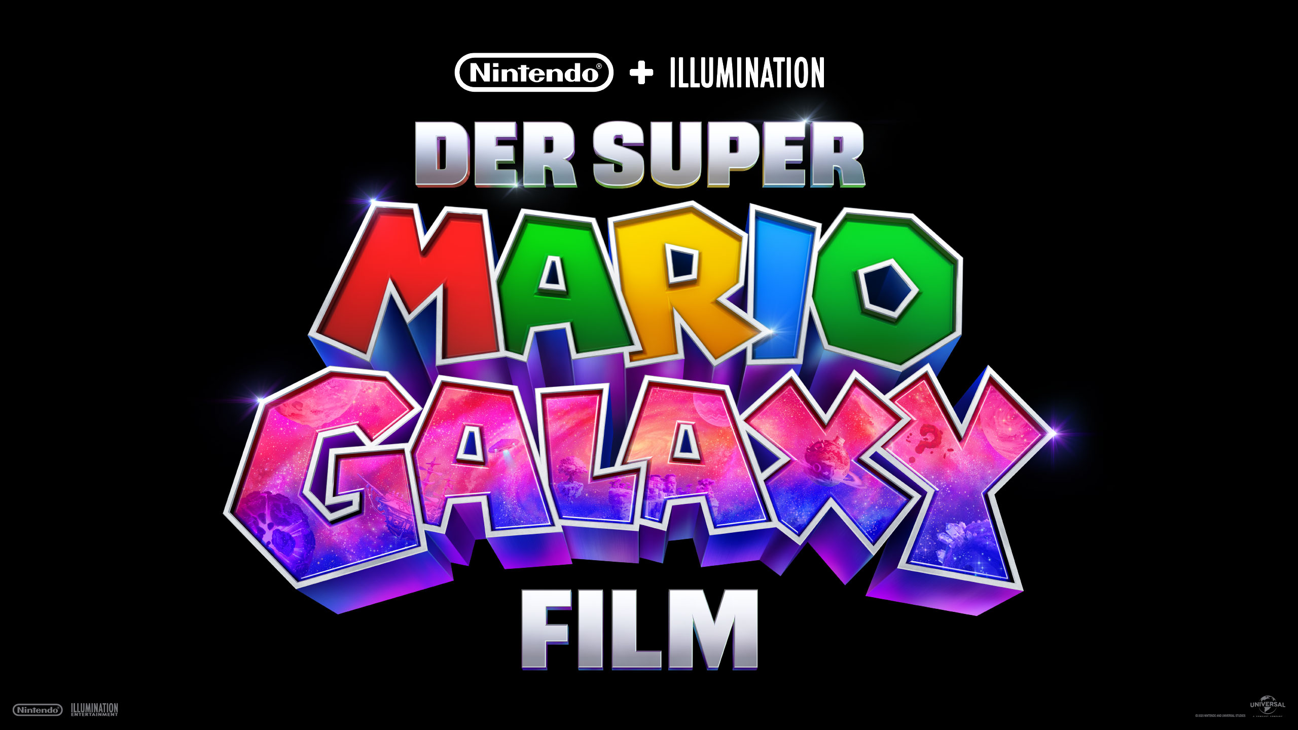 Super Mario Galaxy Film Titel mitLogos